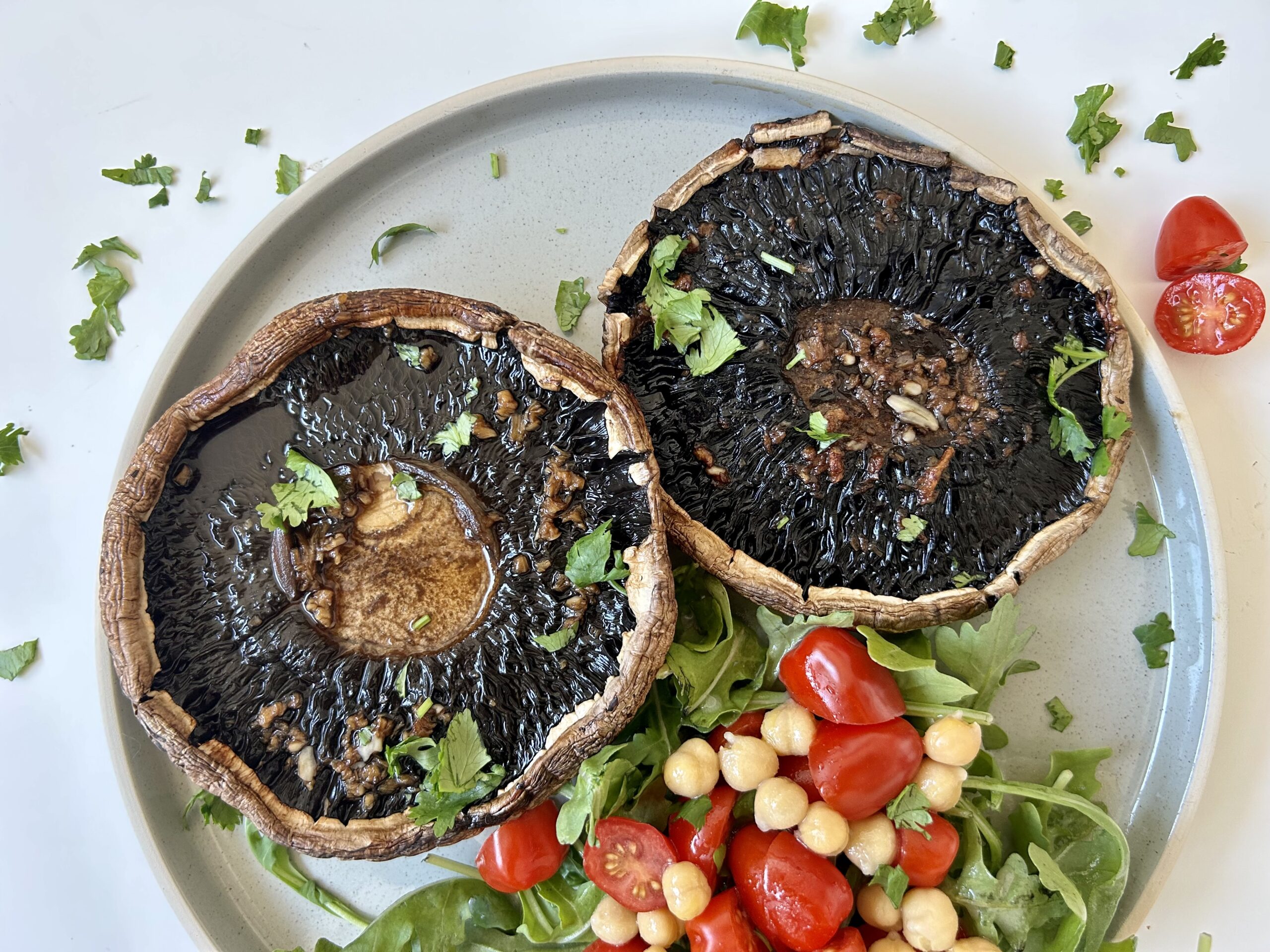 Roasted Portobello Mushrooms - Minaelle's Kitchen