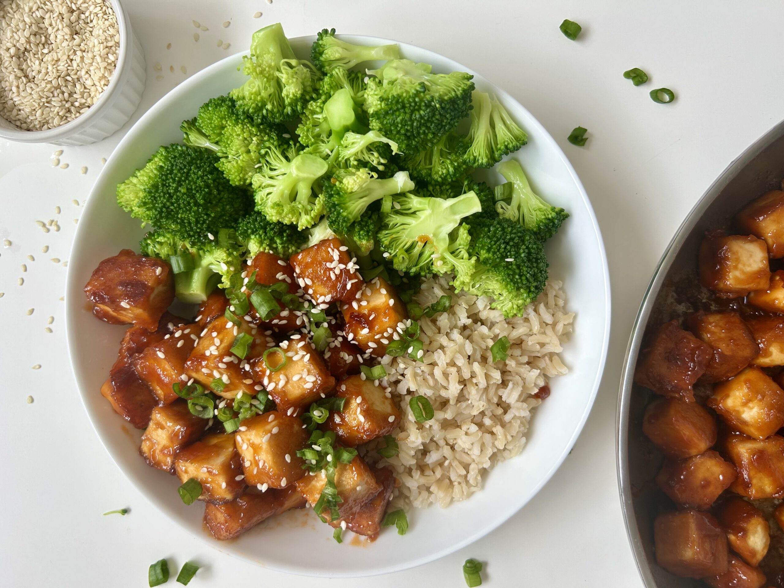 Sticky Tofu Bowl 